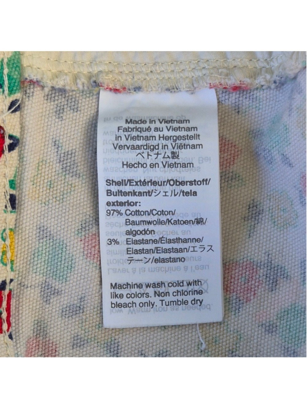 Women's J.Crew Mercantile Floral Mini Skirt Size 6 Beige Red - Picture 6 of 8